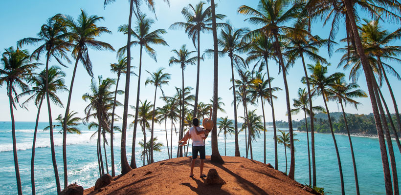 Newly married couples happily enjoying their honeymoon in Kerala.